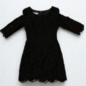 Elegant Black Lace Dress